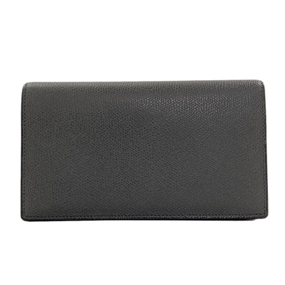 Valextra Brera Long wallet (with coin pocket) Leather Ladies [Used]