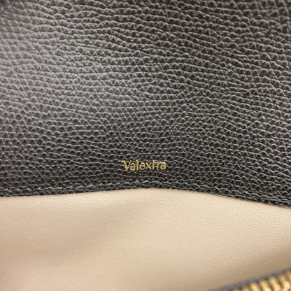 Valextra Brera Long wallet (with coin pocket) Leather Ladies [Used]