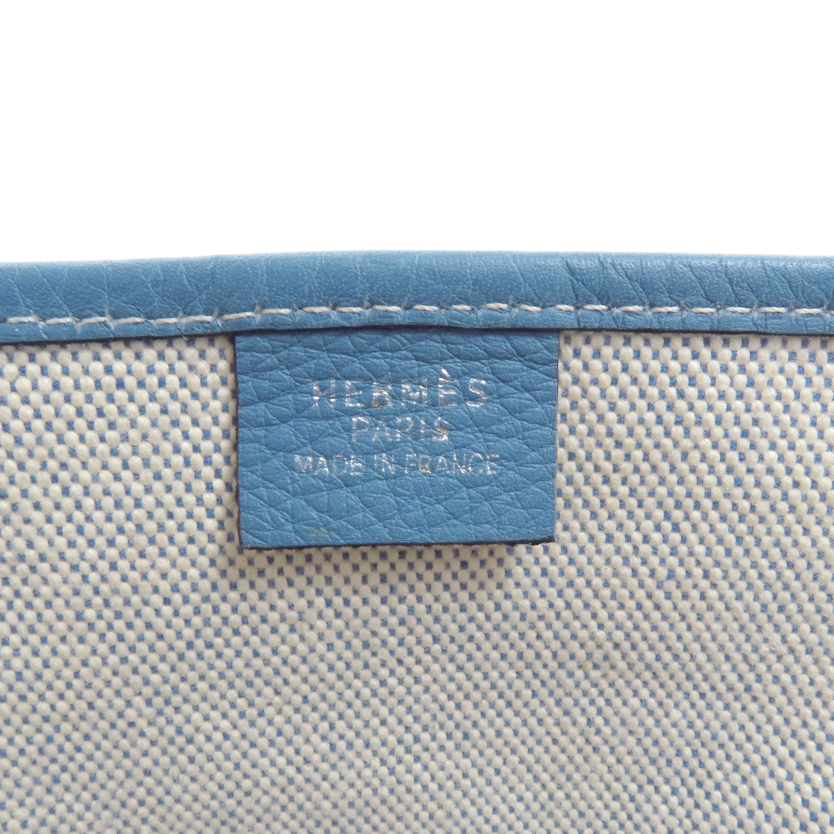 HERMES Jardinier PM SilverHardware Tote Bag Tower ash Taurillon ClemenceLadies [Used]