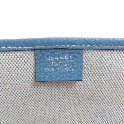 HERMES Jardinier PM SilverHardware Tote Bag Tower ash Taurillon ClemenceLadies [Used]