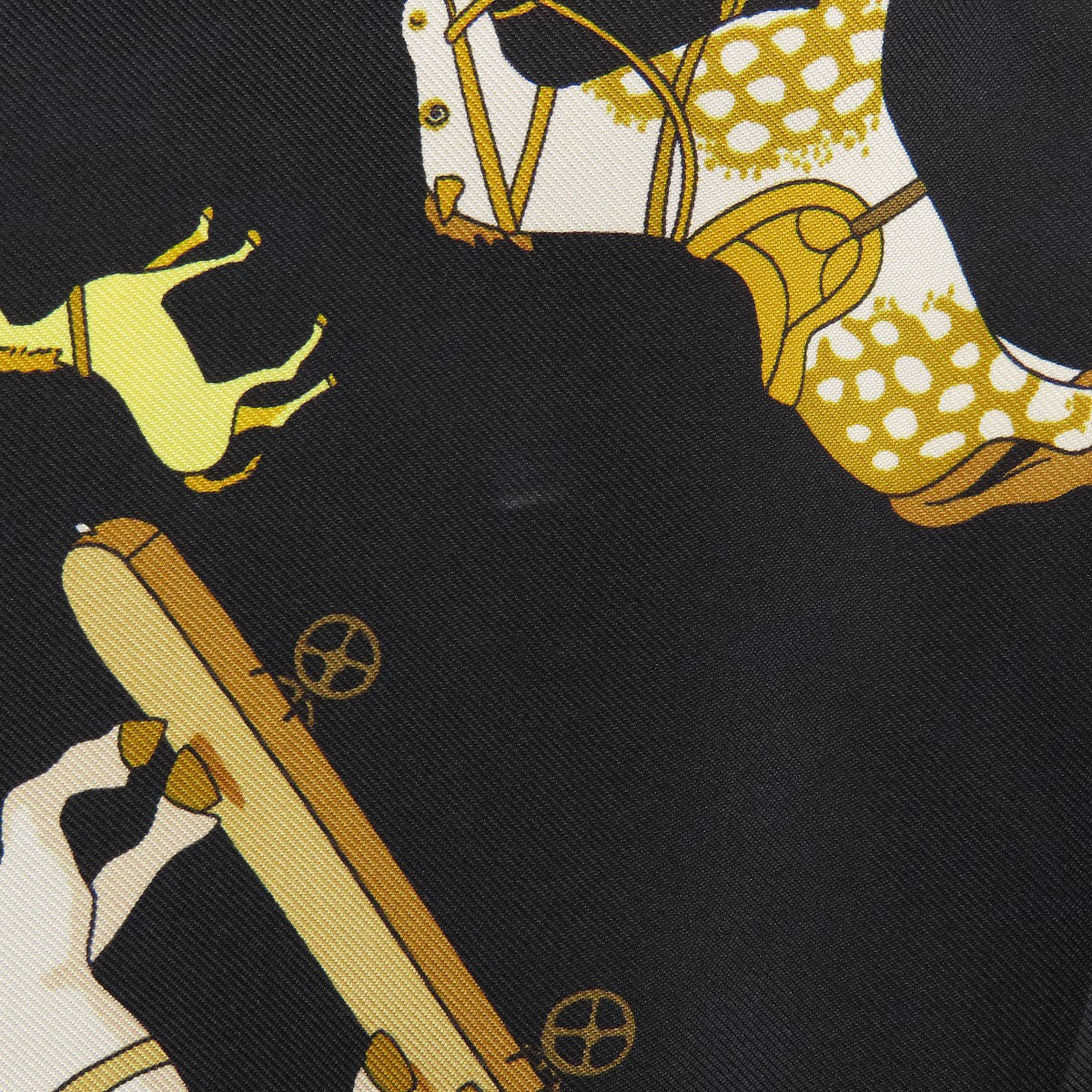 HERMES Carre90 Let's talk about horses Scarf Silk Ladies [Used]