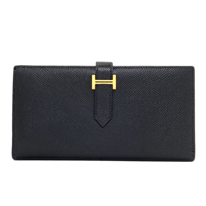 HERMES Barance Free GoldHardware Long wallet (with coin pocket) Epsom Ladies [Used]
