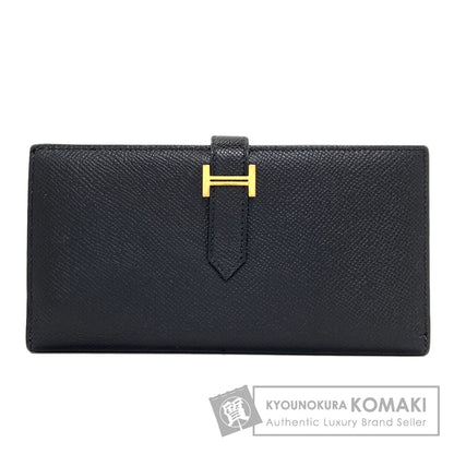 HERMES Barance Free GoldHardware Long wallet (with coin pocket) Epsom Ladies [Used]