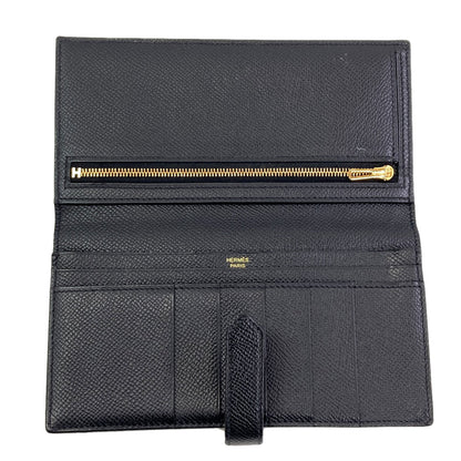 HERMES Barance Free GoldHardware Long wallet (with coin pocket) Epsom Ladies [Used]
