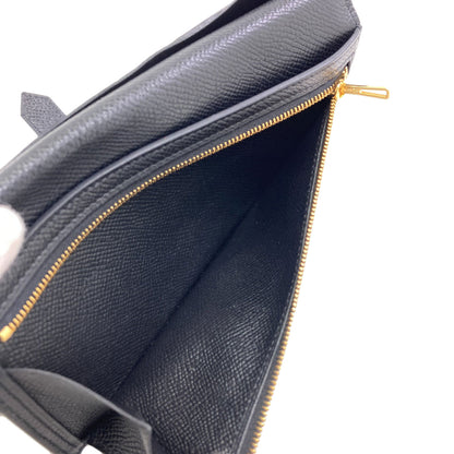 HERMES Barance Free GoldHardware Long wallet (with coin pocket) Epsom Ladies [Used]