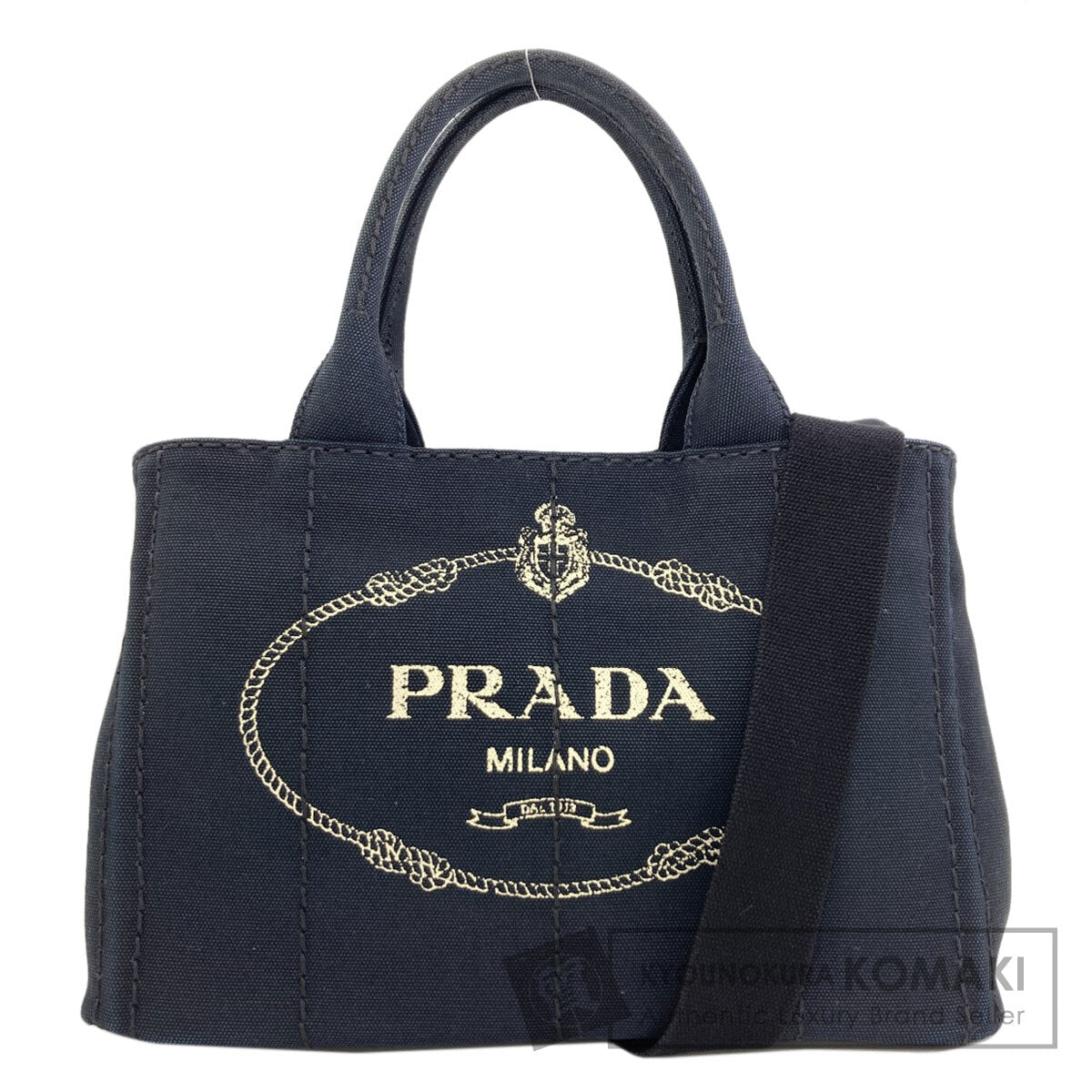 PRADA Canapa mini 2 WAY Handbag Canvas Ladies [Used]