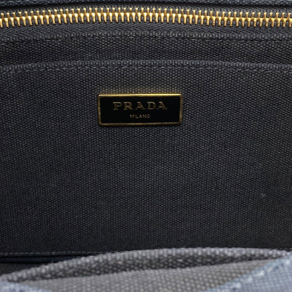 PRADA Canapa mini 2 WAY Handbag Canvas Ladies [Used]