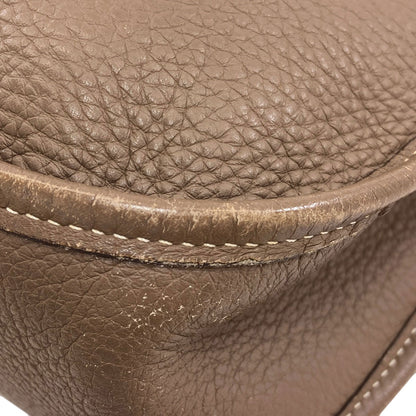 HERMES Evelyne2 PM Etoupe SilverHardware Shoulder Bag Taurillon Clemence Ladies [Used]