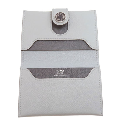 HERMES R.M.S Card Case SilverHardware Card Case Evercolor Ladies [Used]