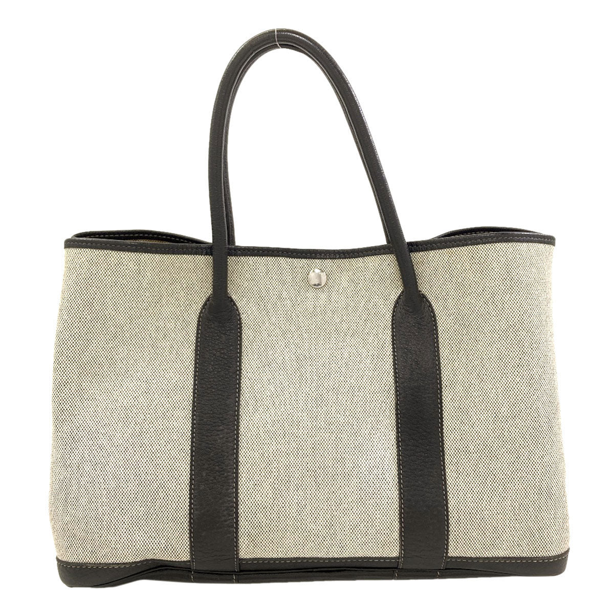 HERMES Garden party PM Tote Bag Tower ash Ladies [Used]