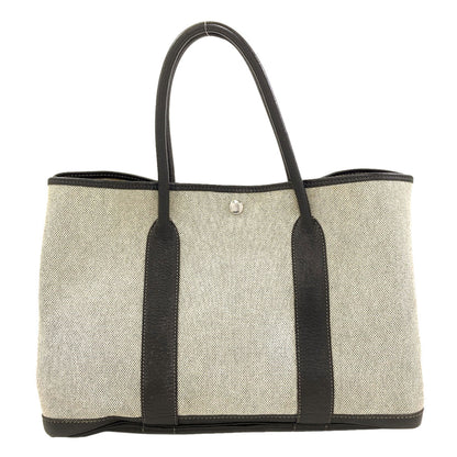 HERMES Garden party PM Tote Bag Tower ash Ladies [Used]