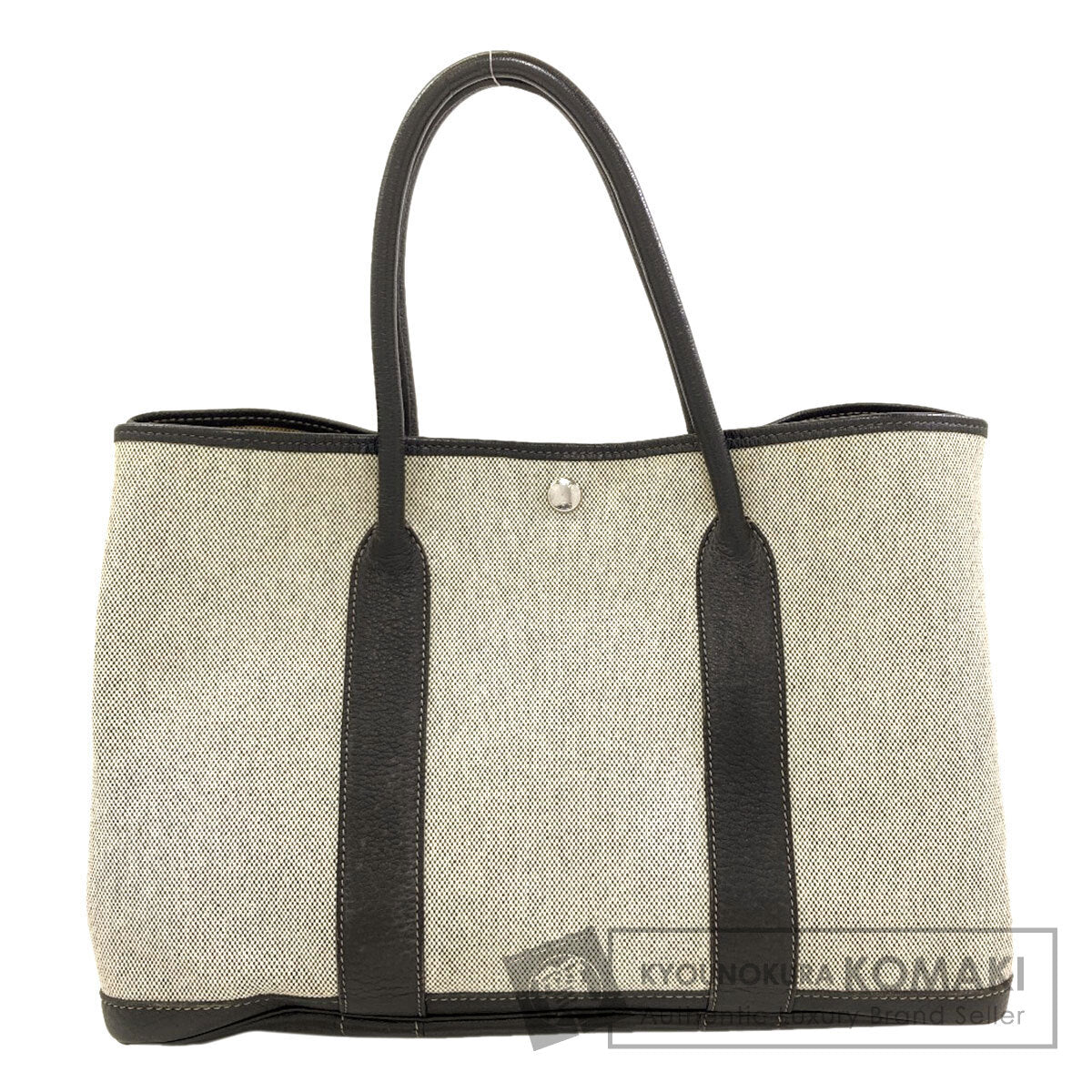 HERMES Garden party PM Tote Bag Tower ash Ladies [Used]