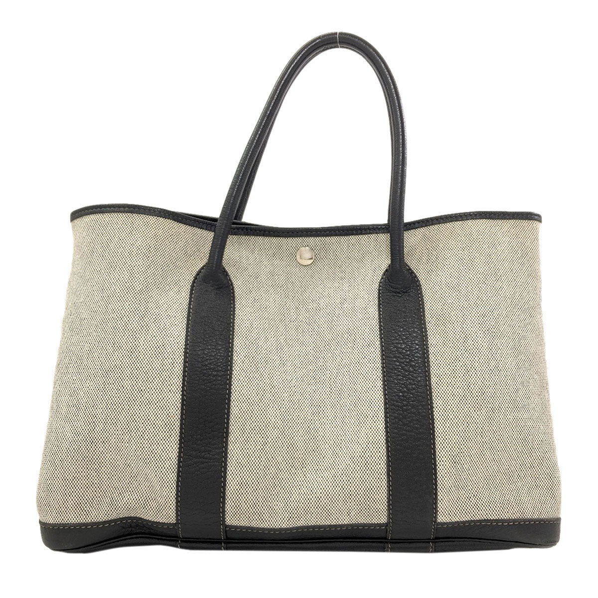 HERMES Garden party PM Tote Bag Tower ash Ladies [Used]