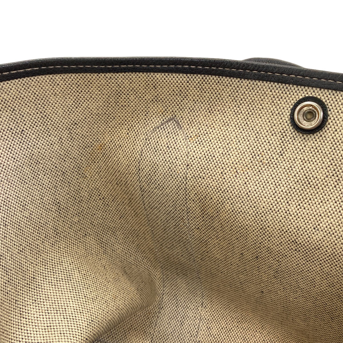 HERMES Garden party PM Tote Bag Tower ash Ladies [Used]