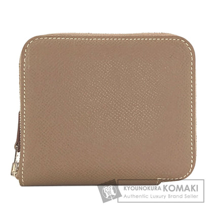 HERMES Azap Silkin Compact Etop SilverHardware coin purse Epsom Ladies [Used]