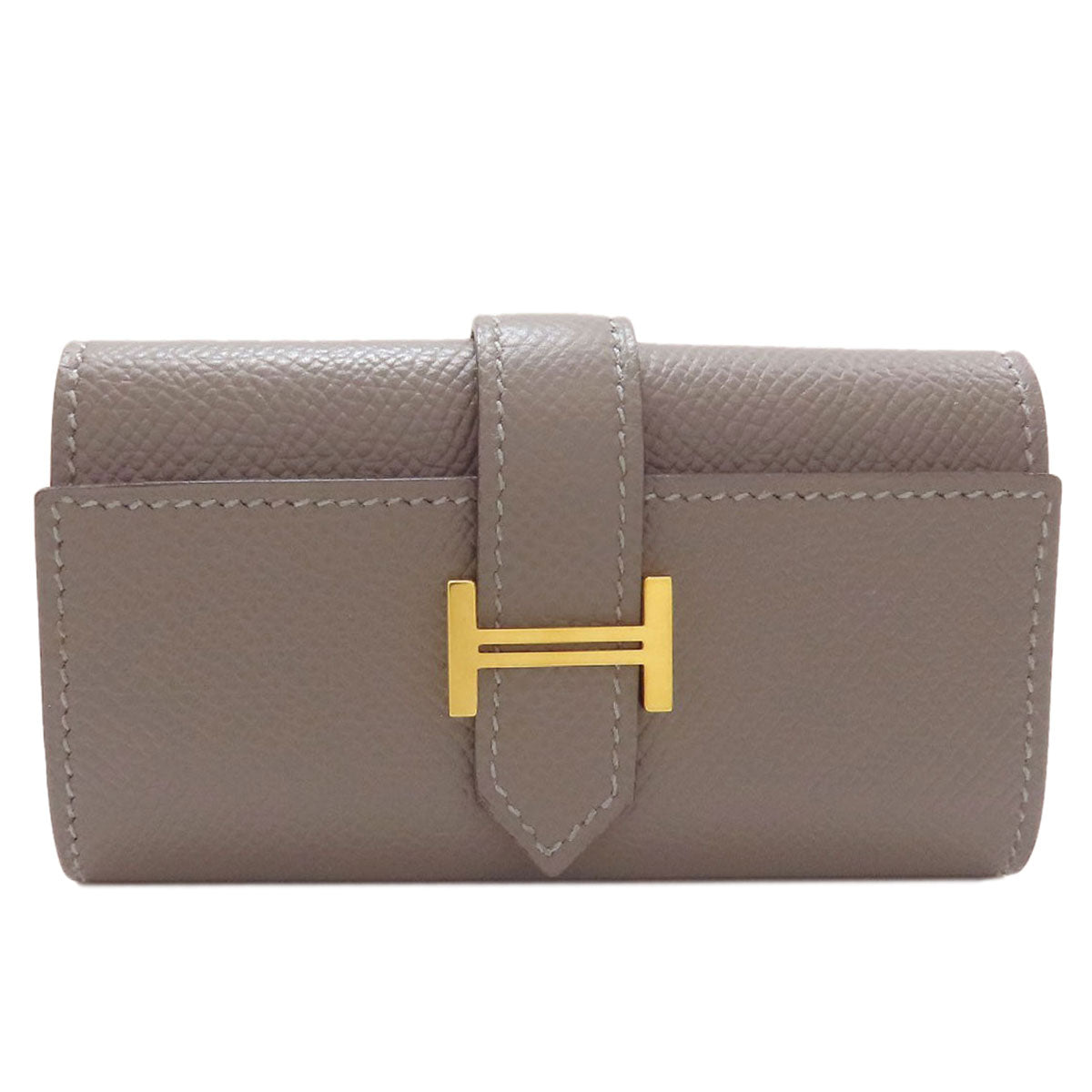 HERMES Bearn Gold Hardware key holder Epsom Ladies [Used]