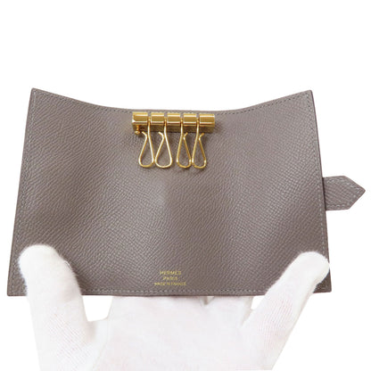 HERMES Bearn Gold Hardware key holder Epsom Ladies [Used]