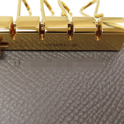 HERMES Bearn Gold Hardware key holder Epsom Ladies [Used]