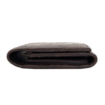 GUCCI 120965 GG signature guccissima Card Case Leather Ladies [Used]