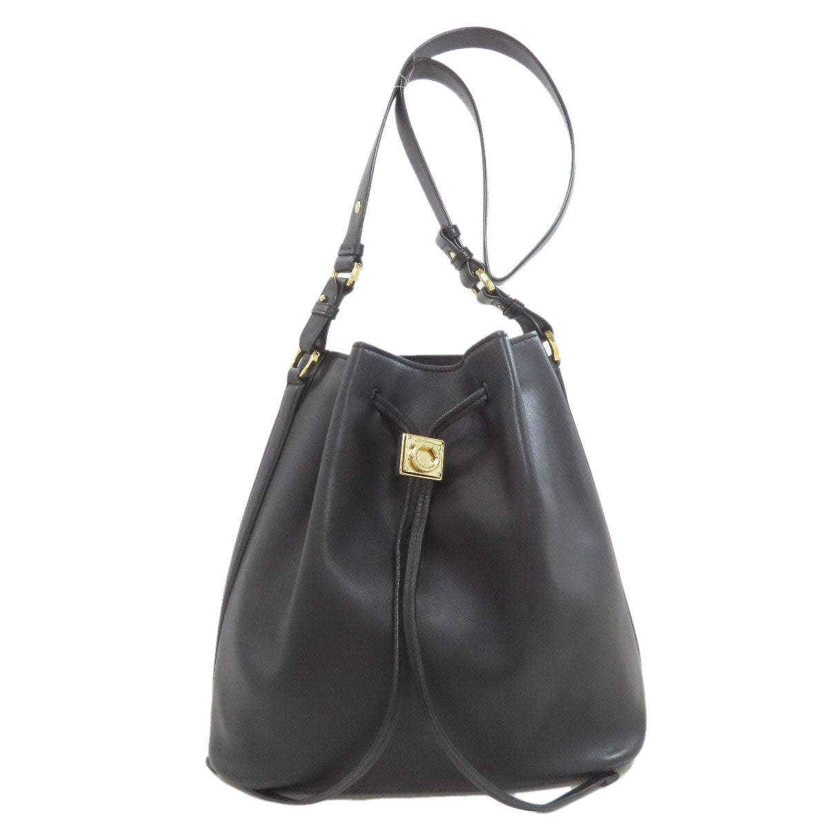 Salvatore Ferragamo logo Shoulder Bag Calf Ladies [Used]