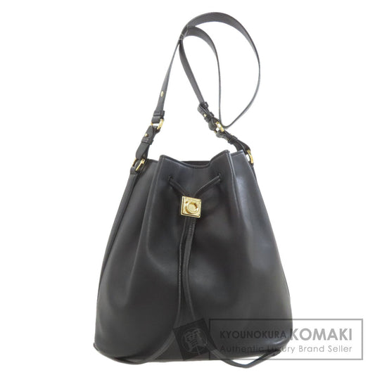 Salvatore Ferragamo logo Shoulder Bag Calf Ladies [Used]