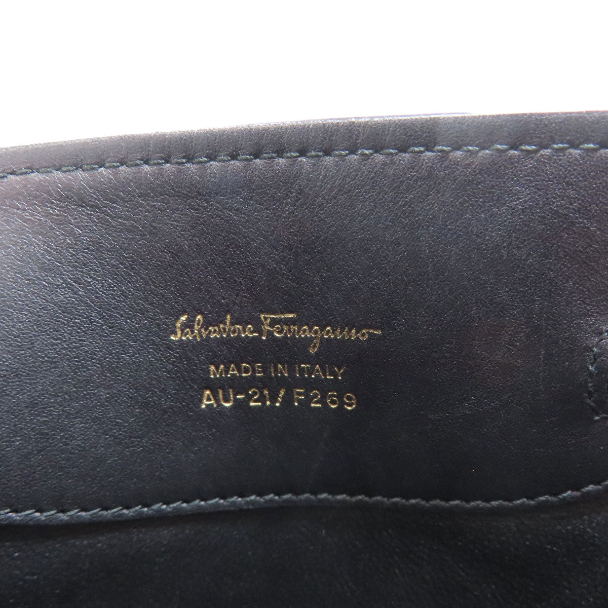 Salvatore Ferragamo logo Shoulder Bag Calf Ladies [Used]