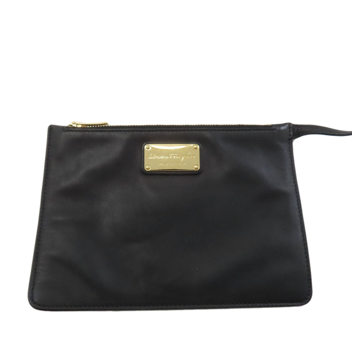 Salvatore Ferragamo logo Shoulder Bag Calf Ladies [Used]