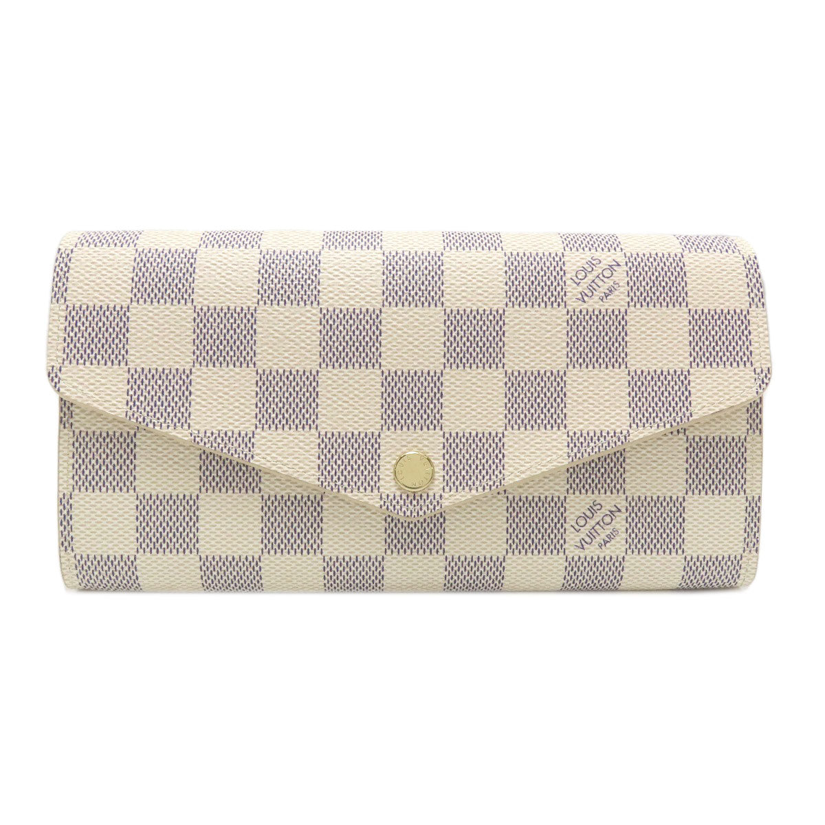 LOUIS VUITTON N63208 Portefeiulle Â· Sarah Long wallet (with coin pocket) Damier canvas Ladies [Used]