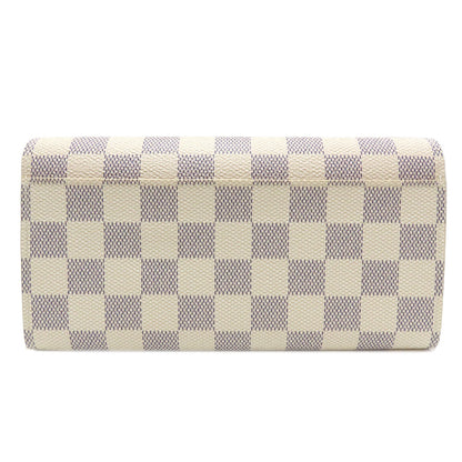 LOUIS VUITTON N63208 Portefeiulle Â· Sarah Long wallet (with coin pocket) Damier canvas Ladies [Used]