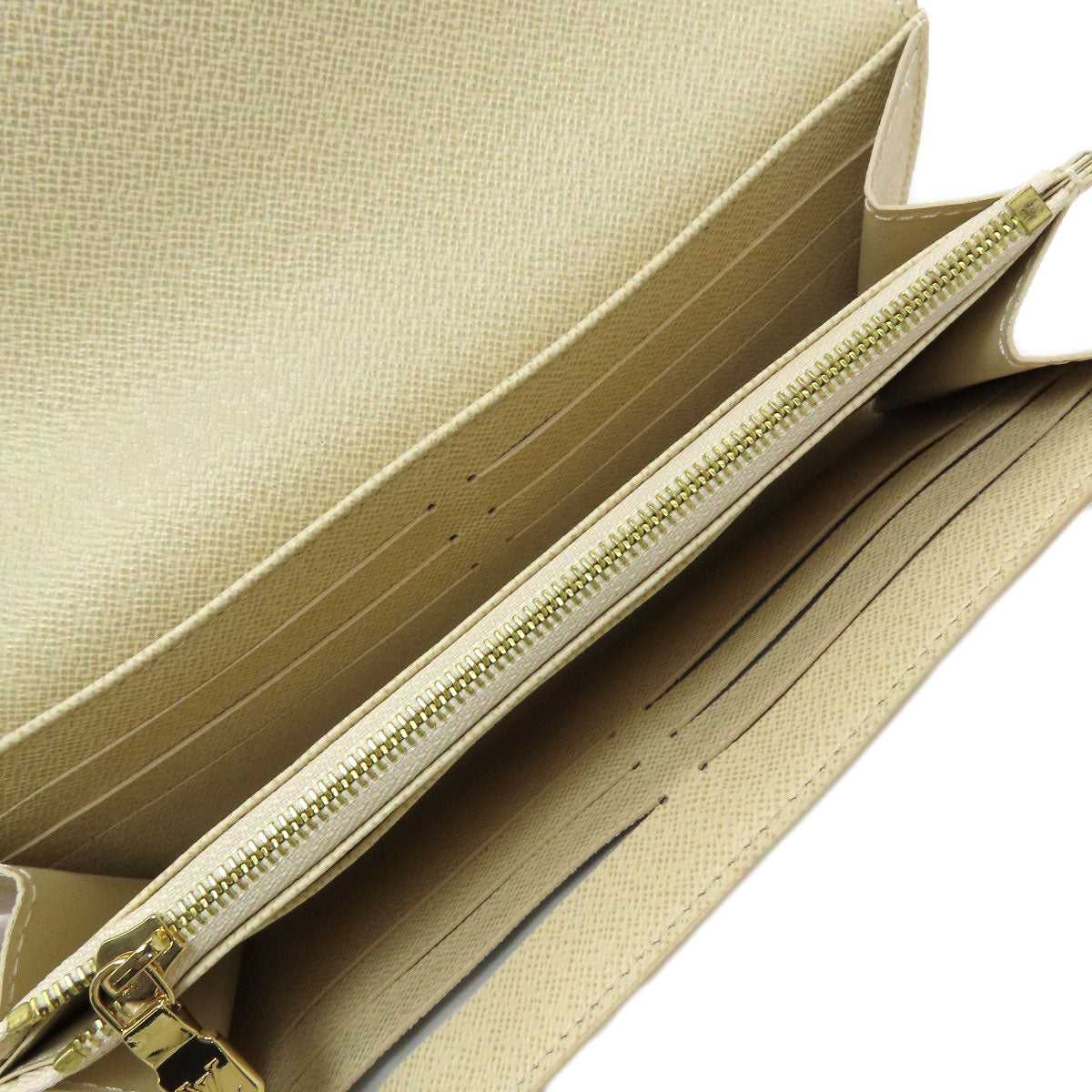 LOUIS VUITTON N63208 Portefeiulle Â· Sarah Long wallet (with coin pocket) Damier canvas Ladies [Used]