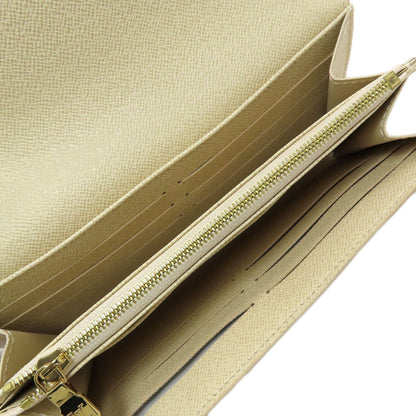 LOUIS VUITTON N63208 Portefeiulle Â· Sarah Long wallet (with coin pocket) Damier canvas Ladies [Used]