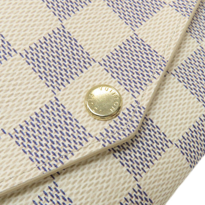 LOUIS VUITTON N63208 Portefeiulle Â· Sarah Long wallet (with coin pocket) Damier canvas Ladies [Used]