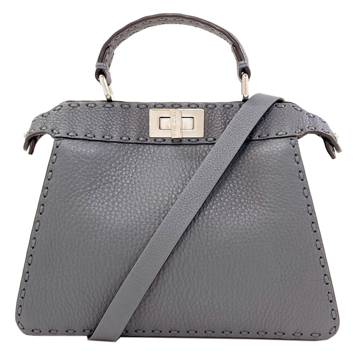 FENDI Peekaboo iSeeU Selleria 2WAY Handbag Calf Ladies [Used]