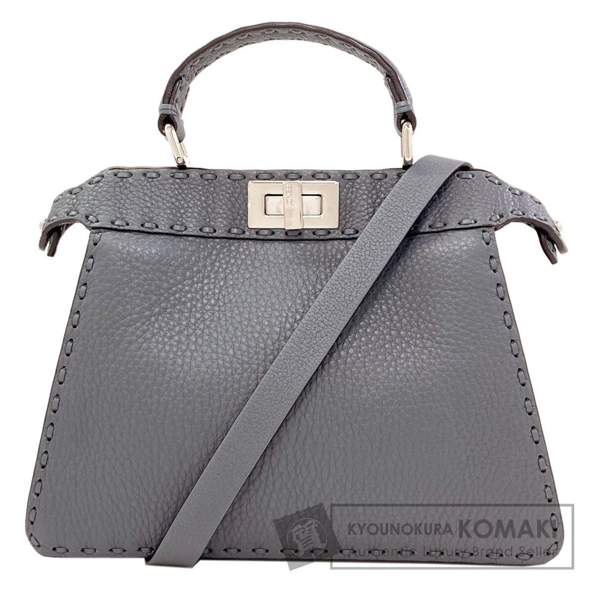 FENDI Peekaboo iSeeU Selleria 2WAY Handbag Calf Ladies [Used]