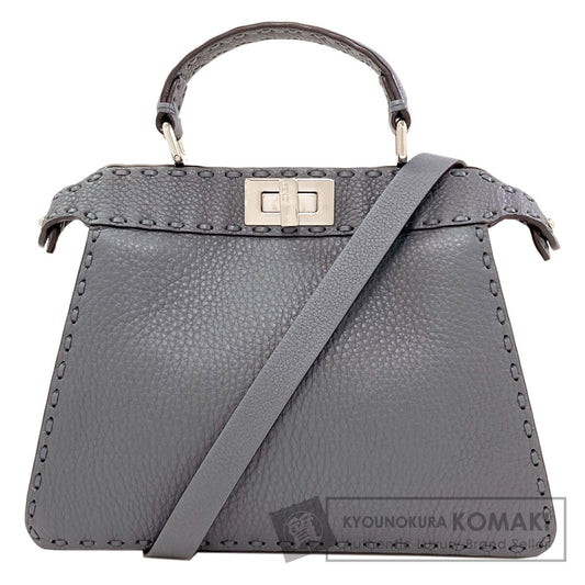 FENDI Peekaboo iSeeU Selleria 2WAY Handbag Calf Ladies [Used]