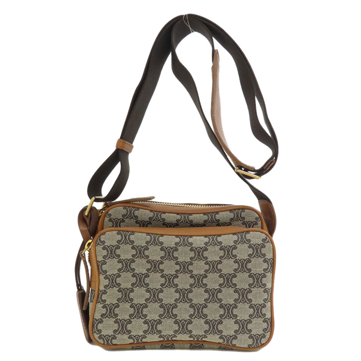 CELINE Macadam pattern Shoulder Bag Canvas Ladies [Used]