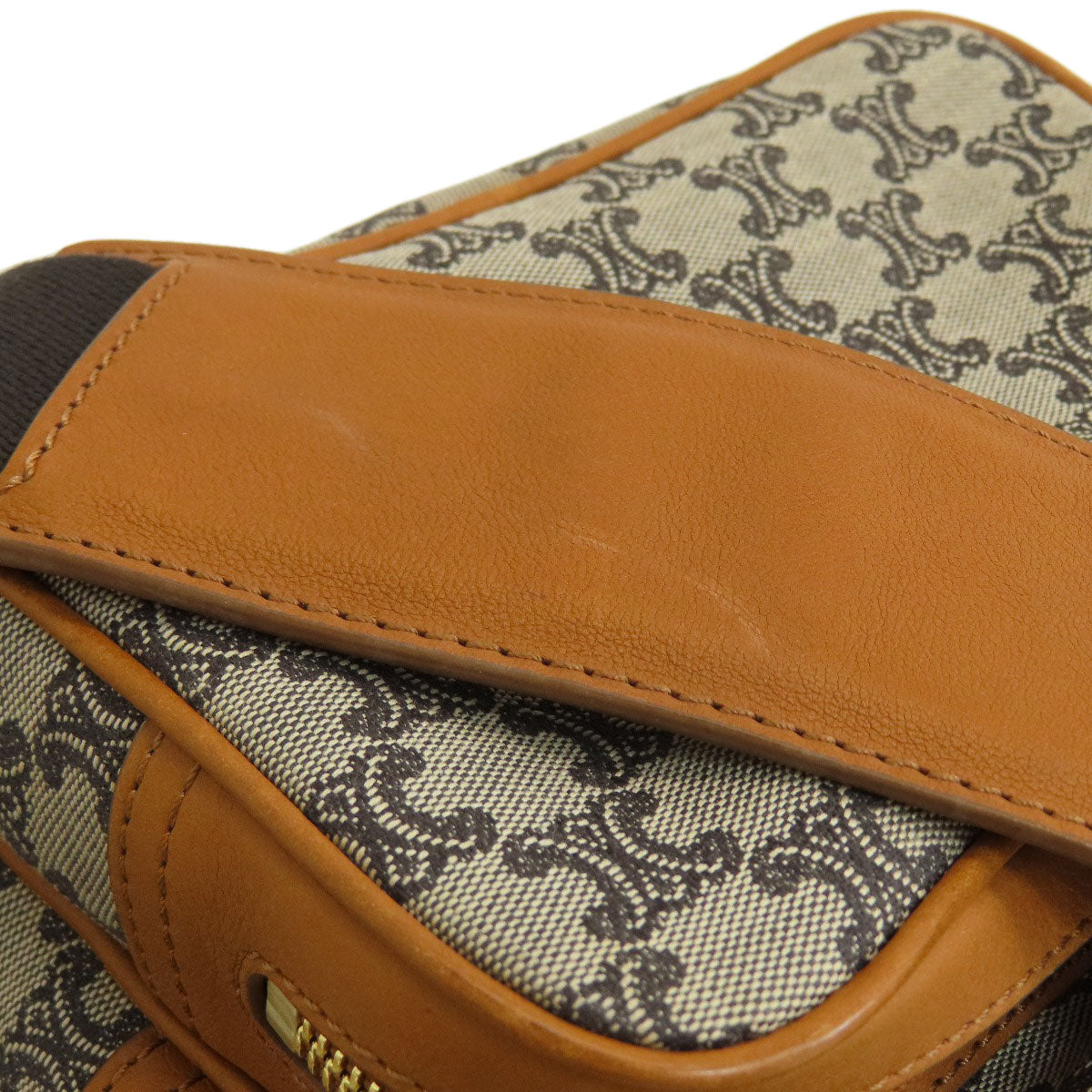 CELINE Macadam pattern Shoulder Bag Canvas Ladies [Used]