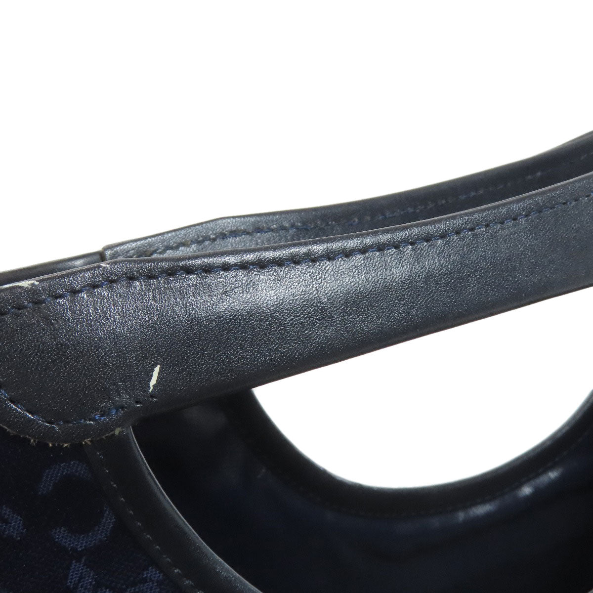 CELINE C saluki Handbag Canvas LeatherLadies [Used]
