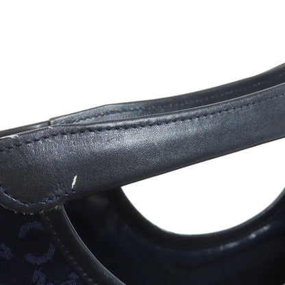 CELINE C saluki Handbag Canvas LeatherLadies [Used]