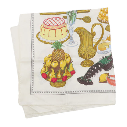 HERMES Carre90 Dinner Scarf Silk Ladies [Used]