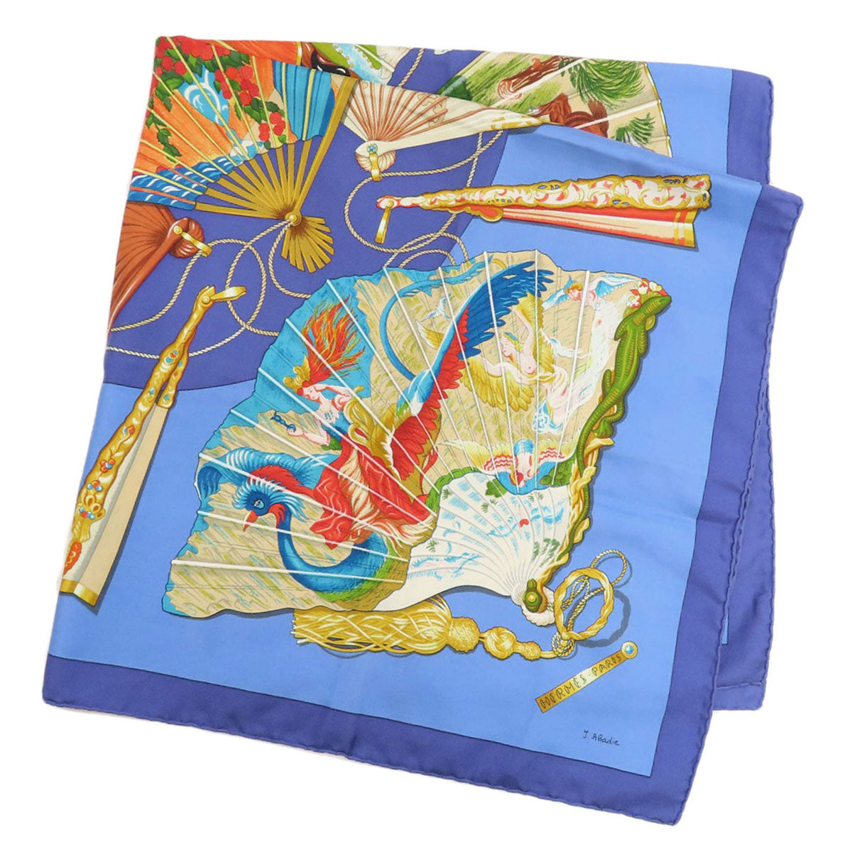 HERMES Carre90 Enchanting Breeze Scarf Silk Ladies [Used]