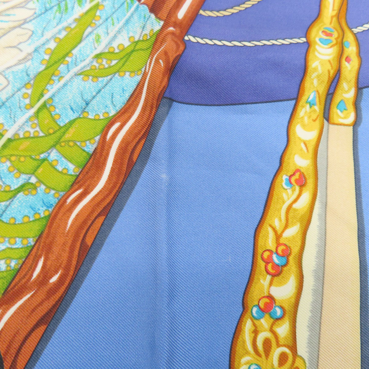 HERMES Carre90 Enchanting Breeze Scarf Silk Ladies [Used]