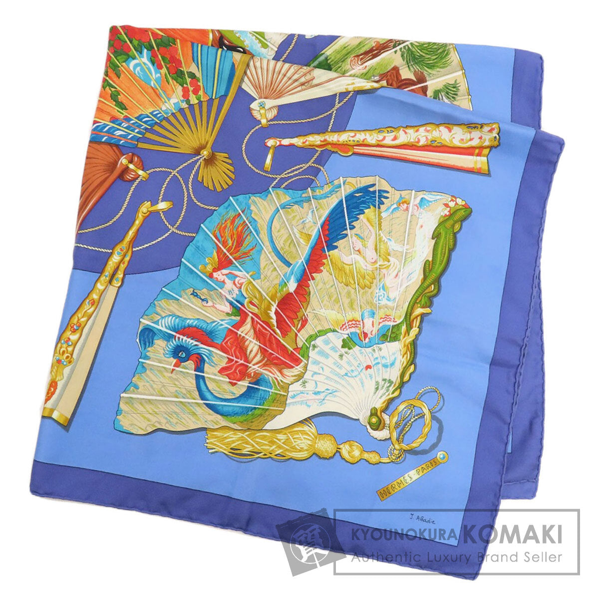 HERMES Carre90 Enchanting Breeze Scarf Silk Ladies [Used]