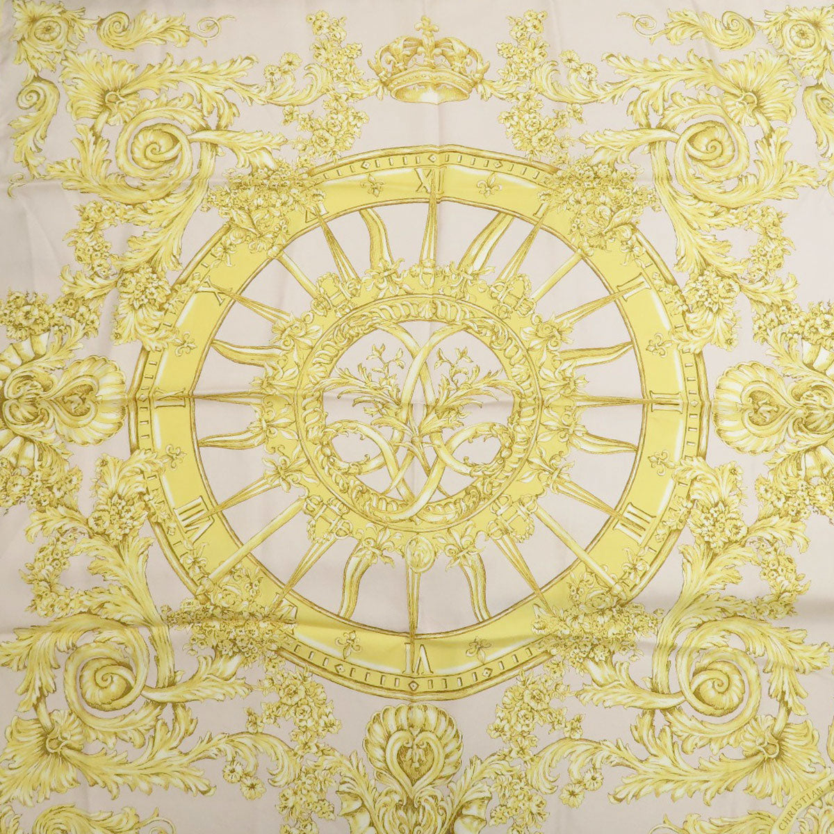 CHRISTIAN DIOR Versailles Palace 400th Anniversary Limited Edition Scarf Silk Ladies [Used]