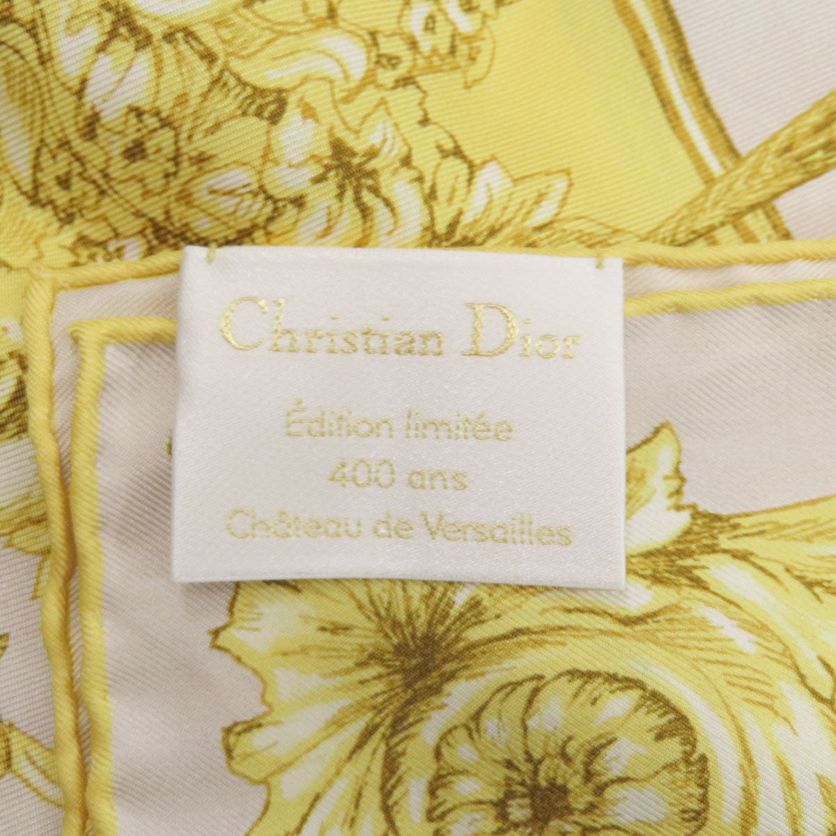 CHRISTIAN DIOR Versailles Palace 400th Anniversary Limited Edition Scarf Silk Ladies [Used]