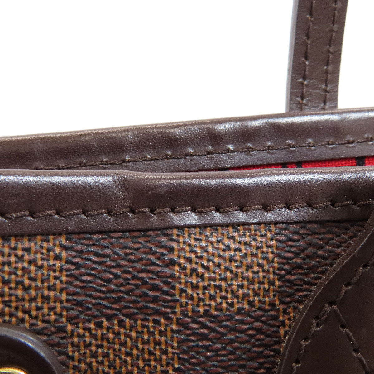 LOUIS VUITTON N51109 Never full PM Tote Bag Damier canvas Ladies [Used]