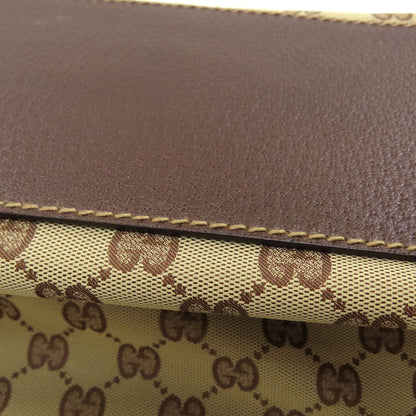 GUCCI 131233 GG pattern sherry line Tote Bag Canvas Ladies [Used]