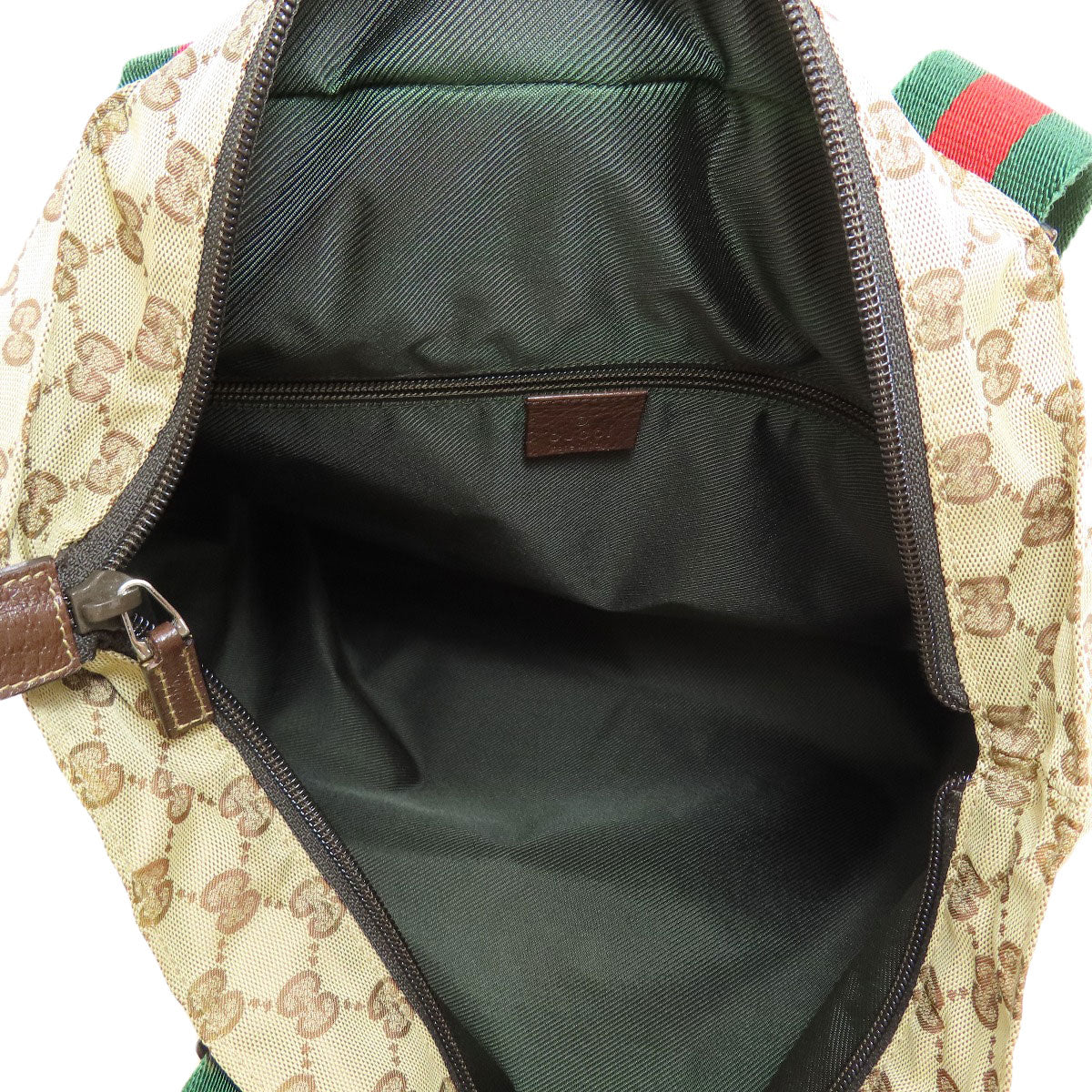 GUCCI 131233 GG pattern sherry line Tote Bag Canvas Ladies [Used]