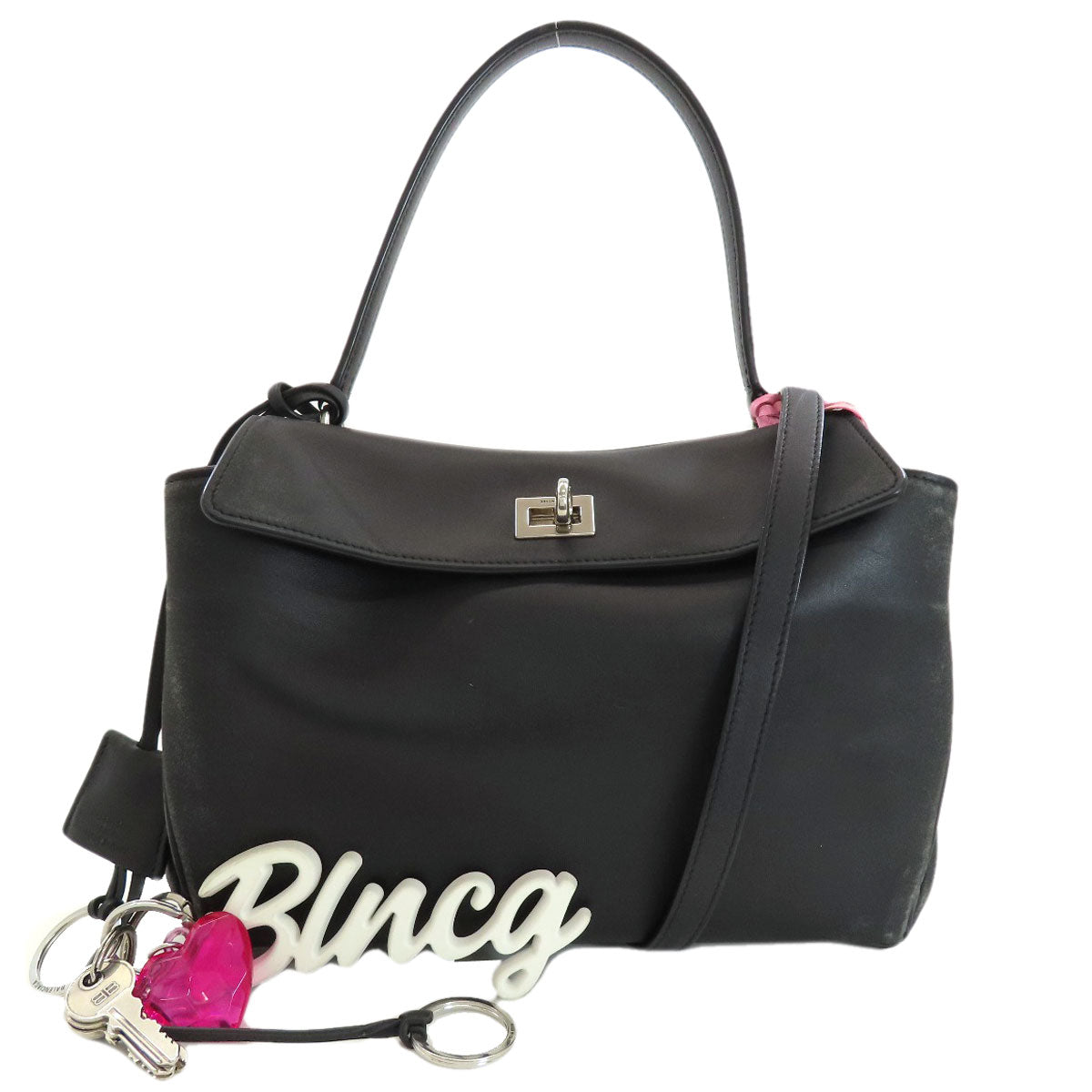 BALENCIAGA 789779 Rodeo Small 2WAY Handbag Calf Ladies [Used]