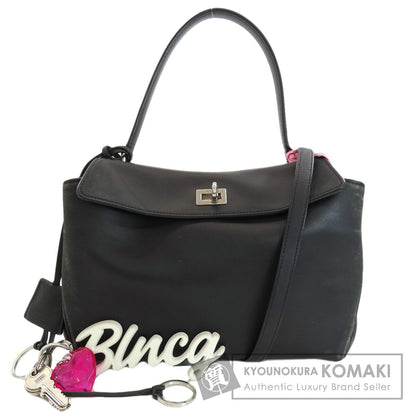 BALENCIAGA 789779 Rodeo Small 2WAY Handbag Calf Ladies [Used]